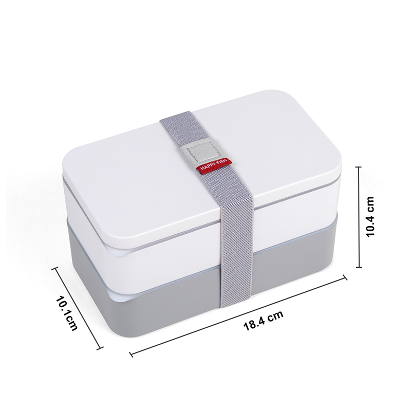 Bento box bimbo in plastica per bambini eco-compatibili per ufficio / scuola BPA ecologico