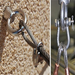 China Manufacturer DIN580 Lifting Eye Bolt in acciaio inossidabile