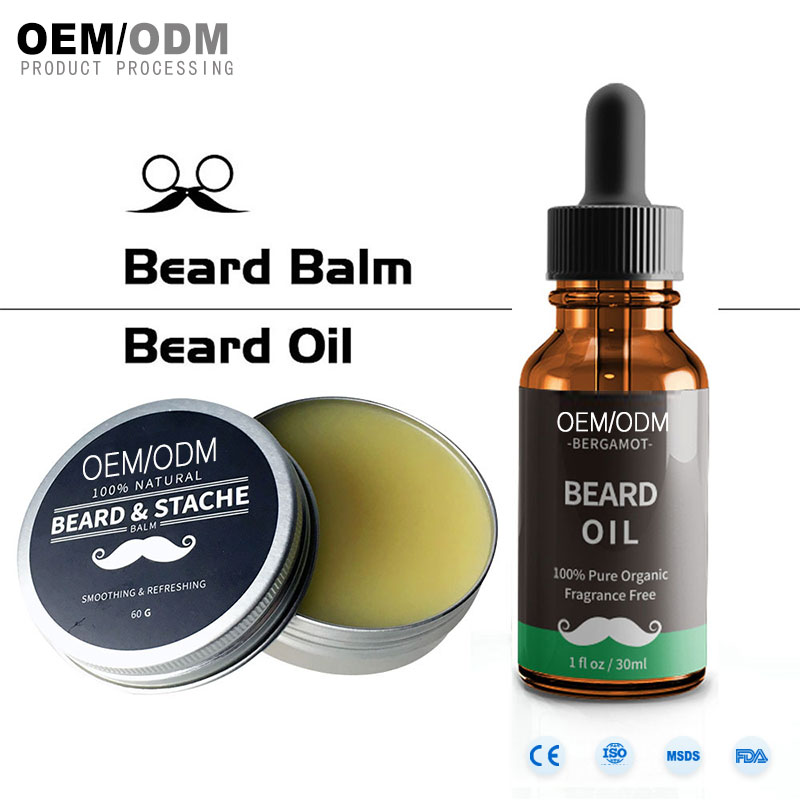 Balsamo organico delicato naturale di cura della barba dell'etichetta privata per il balsamo della barba della crema di crescita della barba