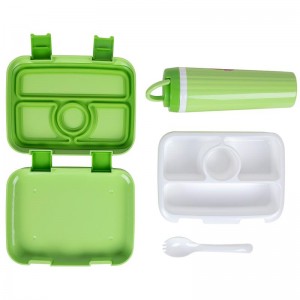 Lunch box Bento-Style per bambini a 4 scomparti a prova di perdite