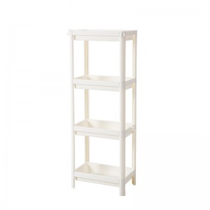 Scaffale di stoccaggio di plastica di cucina multi-funzione di alta qualità 4 strati