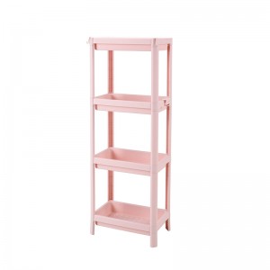 Scaffale di stoccaggio di plastica di cucina multi-funzione di alta qualità 4 strati