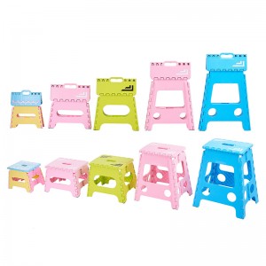 Sgabello Step pieghevole in plastica leggero per Bathroon, Kitchen e Picnic