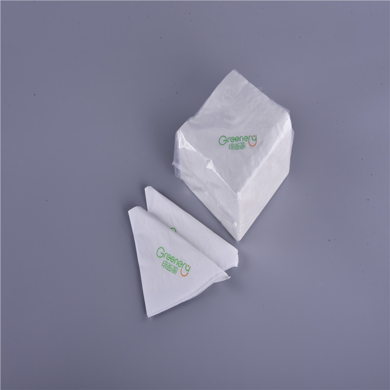 Tovaglioli di carta da pranzo con stampa personalizzata 1/4 Off Fold