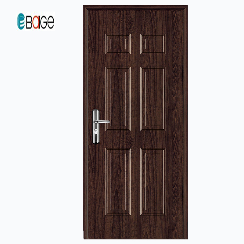 Porta in acciaio americano Baige / porta in ferro battuto / design porta di sicurezza con griglia