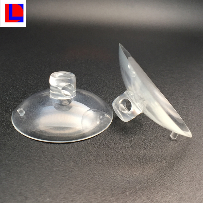 Ventosa trasparente per bagno in PVC, ventosa