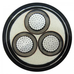 Cavo di alimentazione corazzato STA / SWA a 3 core da 240sq.mm IEC60502-2, ICEA S-93-639, ICEA S-94-649, BS 6622