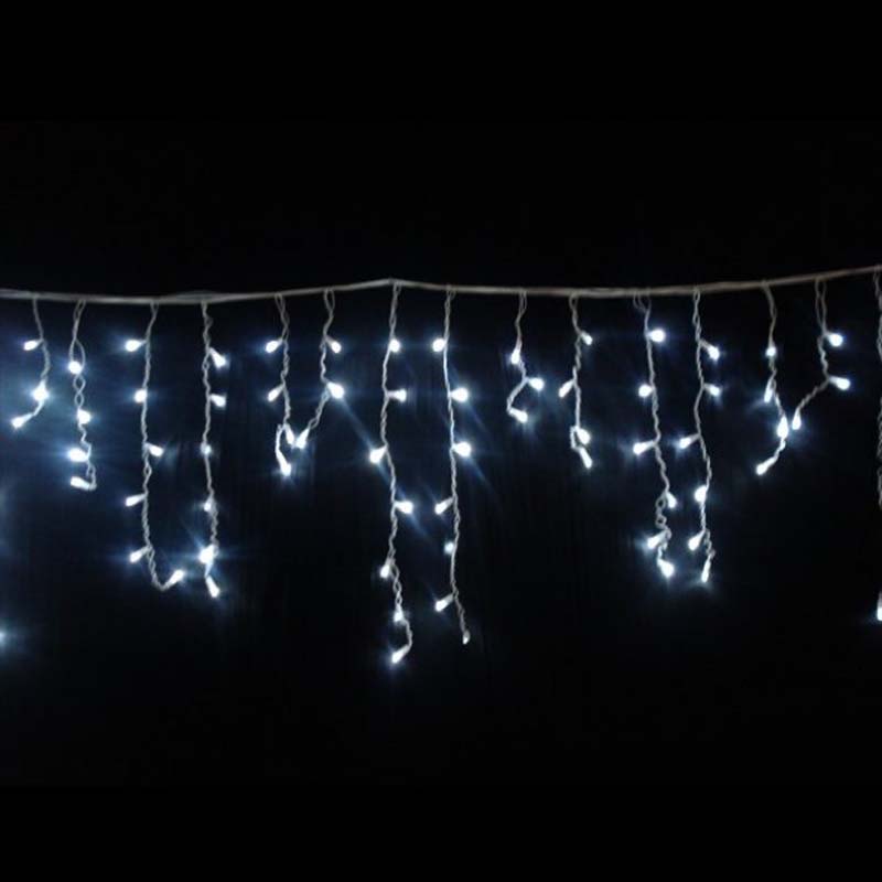 Luci ghiacciolo a LED Luci ghiacciolo natalizio Decorazioni per luci stringa di Natale