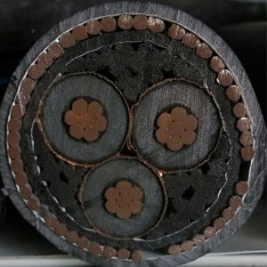 240mm 3 Core Cu 185sqmm Multi Core Cavo Armato Xlpe Swa Pvc 33kv