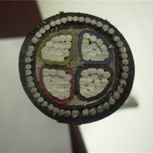 Cavo blindato in alluminio 600v Xlpe Cavo cavo Swa Hdpe Cavo armonico da 150 Mm a 4 conduttori