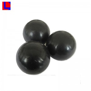 Sfera in gomma nera EPDM SBR NBR personalizzata