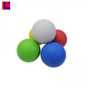 Pallina in gomma piena nera 100mm di alta qualità