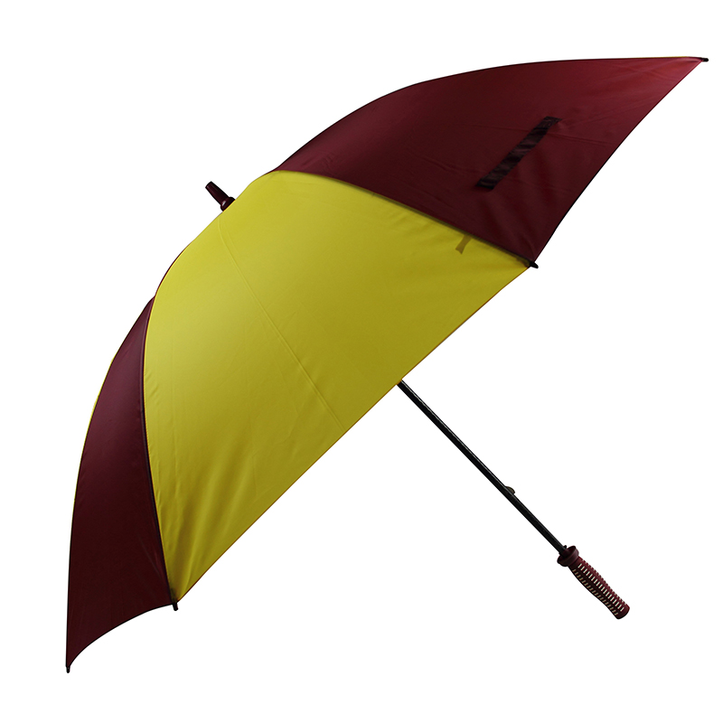 Ombrello da golf aperto manuale da golf 190T in tessuto a ponge con logo stampato personalizzato
