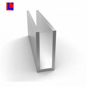 Profilo del canale in alluminio a forma di materiale da costruzione
