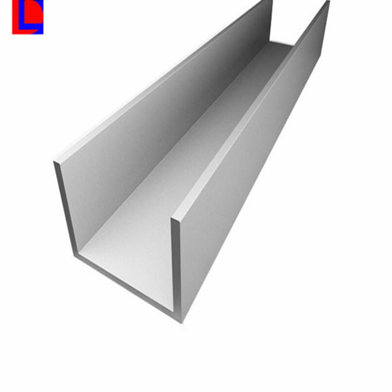 Profilo di estrusione superficiale anodizzato a canale in alluminio
