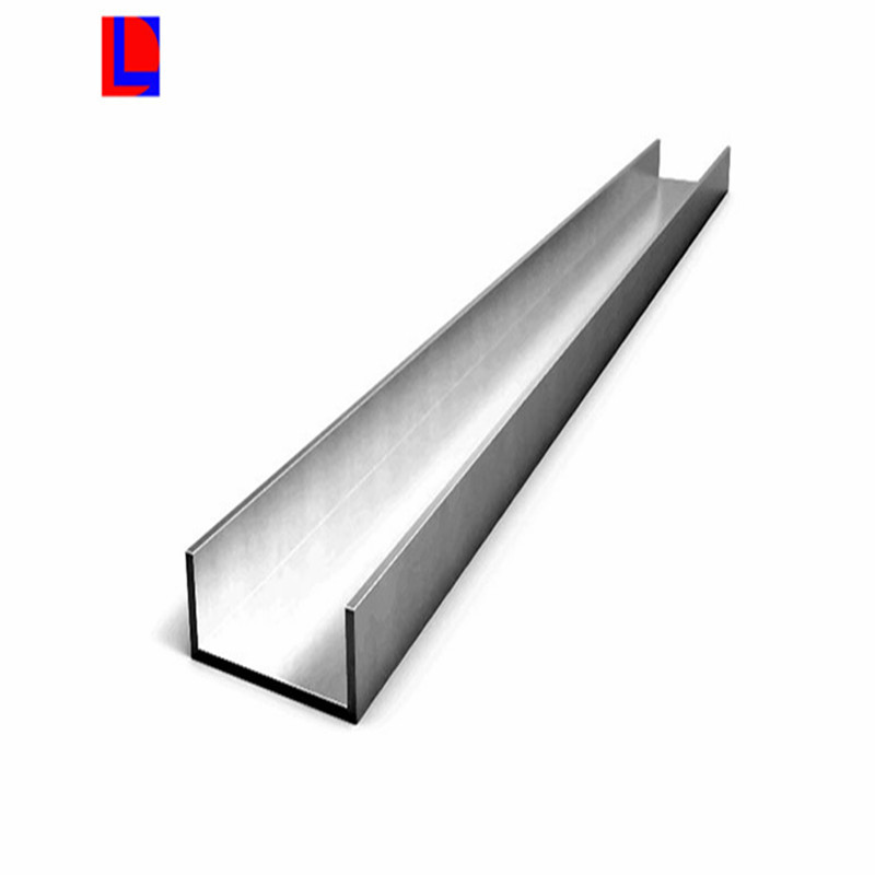 Profilo di estrusione superficiale anodizzato a canale in alluminio