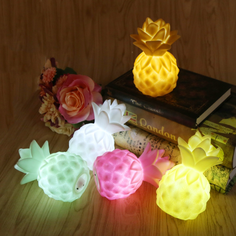 il gioco ha portato l'ananas puntelli luce notturna tabella camera decorativi piccola luce bambini  'illuminazione giocattolo regalo