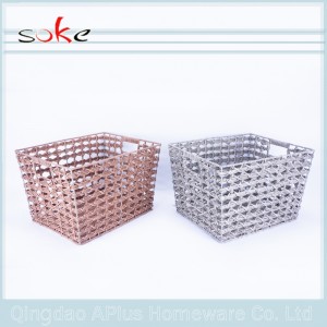 Cestino di immagazzinaggio tessuto fatto a mano rattan caldo di vendita