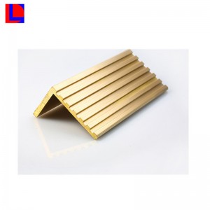 Profilo decorativo in alluminio flessibile antiscivolo