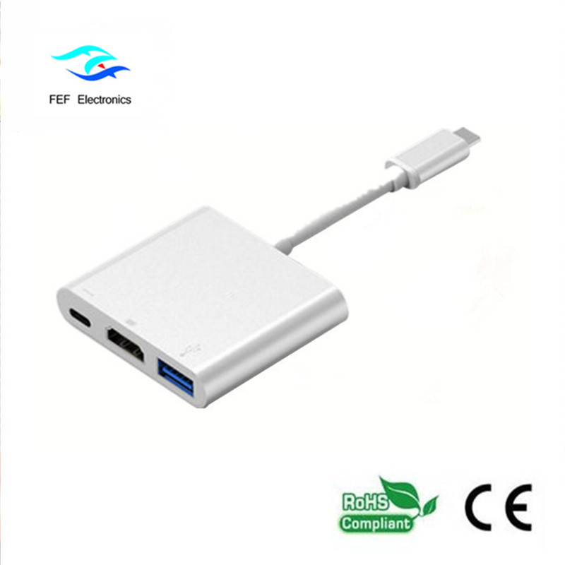 USB 3.1 type-c A HDM1 + ​​USB 3.0 + PD