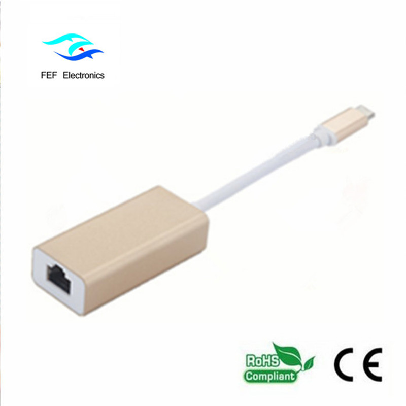 Convertitore cavo di conversione USB Tipo C a HDMI Maschio ABS Supporto shell 4K 60Hz Codice: FEF-USBIC-015