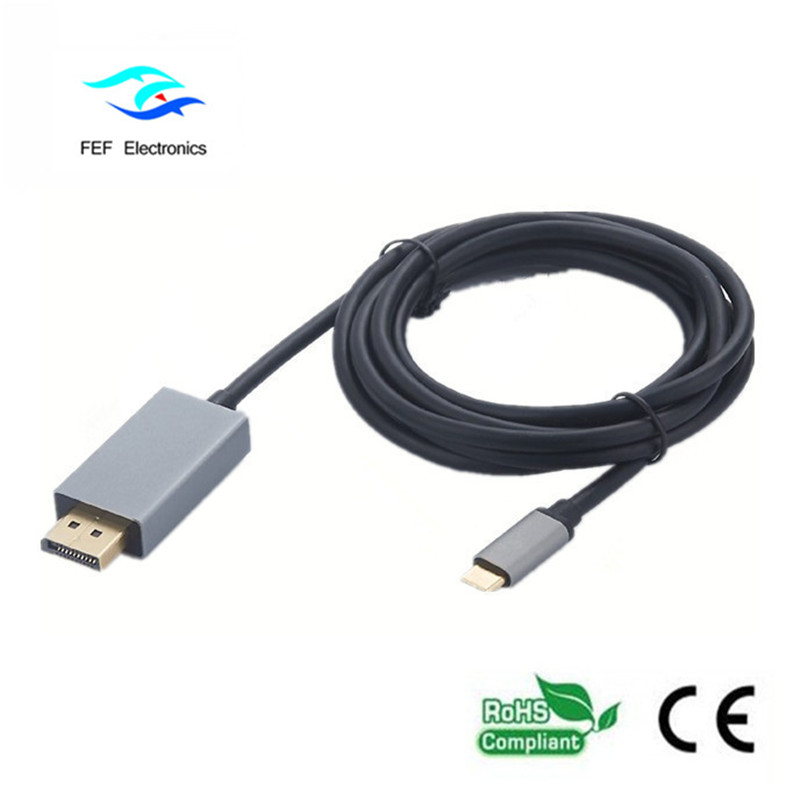 Convertitore USB da TYP-C a Mini Displayport Maschio Codice Shell: FEF-USBIC-014