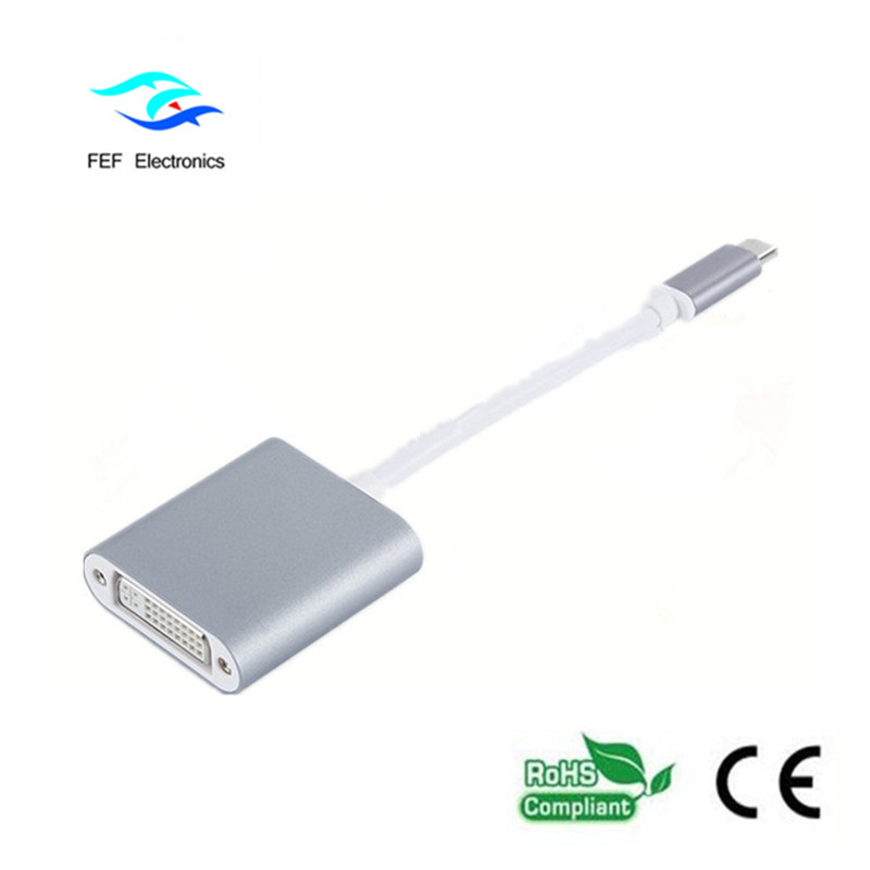 Convertitore USB da USB TYPE-C a DVI Codice: FEF-USBIC-003