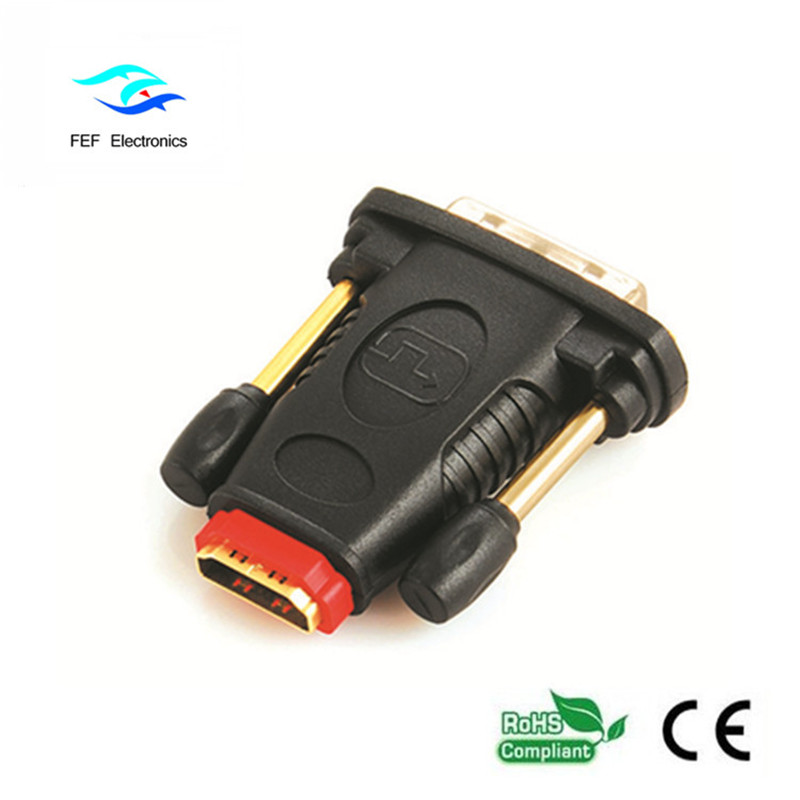 HDMI femmina a DVI 24 + 1 adattatore maschio Convertitore maschio a femmina Codice: FEF-HD-006