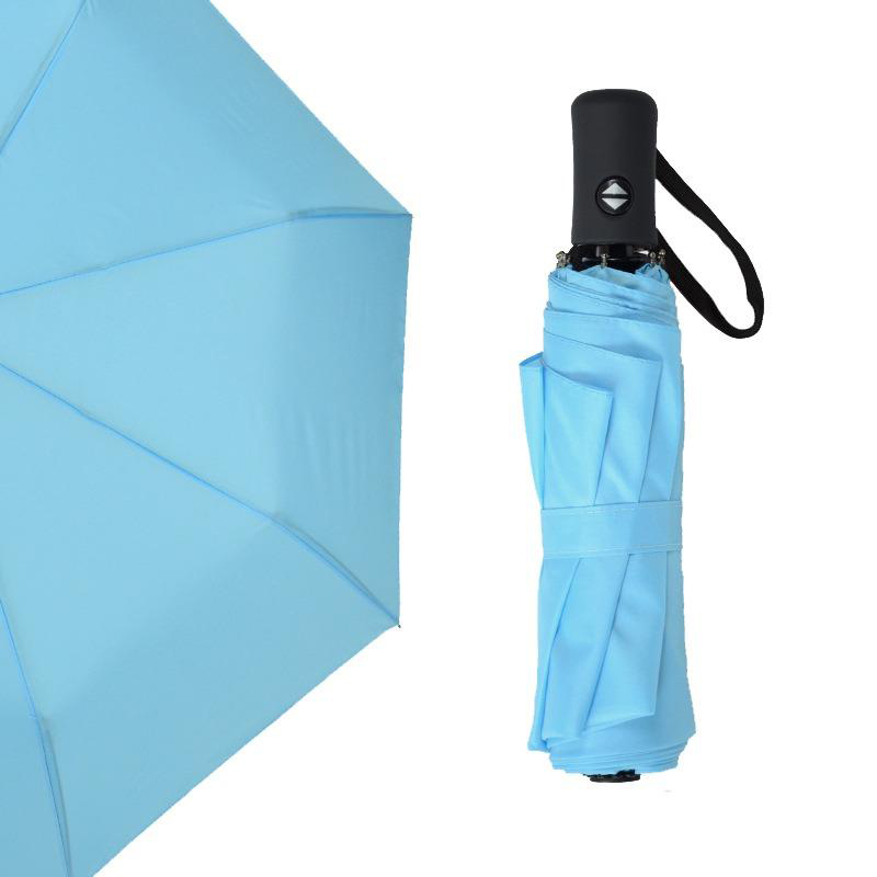 Pieghevoli regali aziendali marketing auto apri e chiudi custom design 3 ombrello pieghevole a pioggia