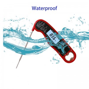 Termometri di rete di cibo di qualità veloce impermeabile intelligente digitale con apri del coperchio della bottiglia di retroilluminazione