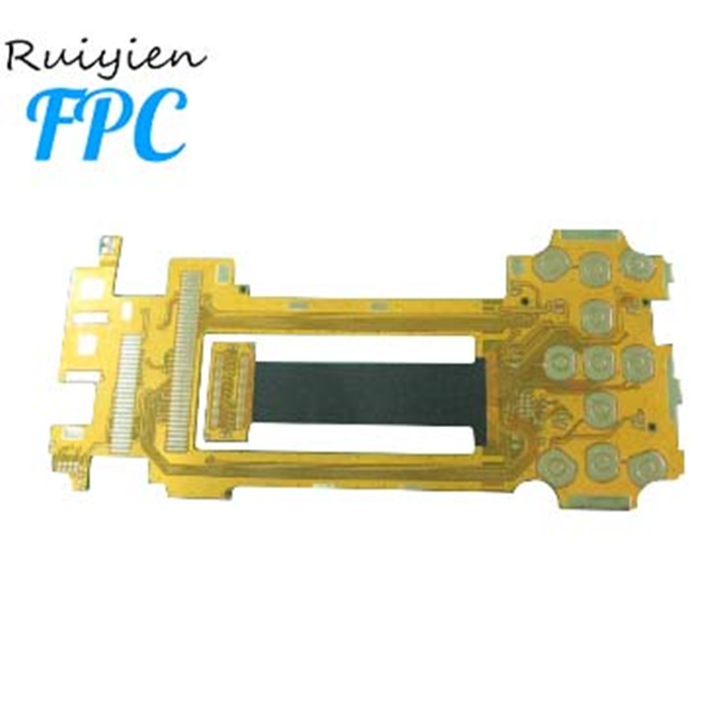 Cina shenzhen professionale odm rohs ul custom pet trasparente flex flessibile PCB scheda fpc 2 strati polyimide