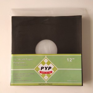 Manicotto interno da 12 pollici Polyliner LP Record nero