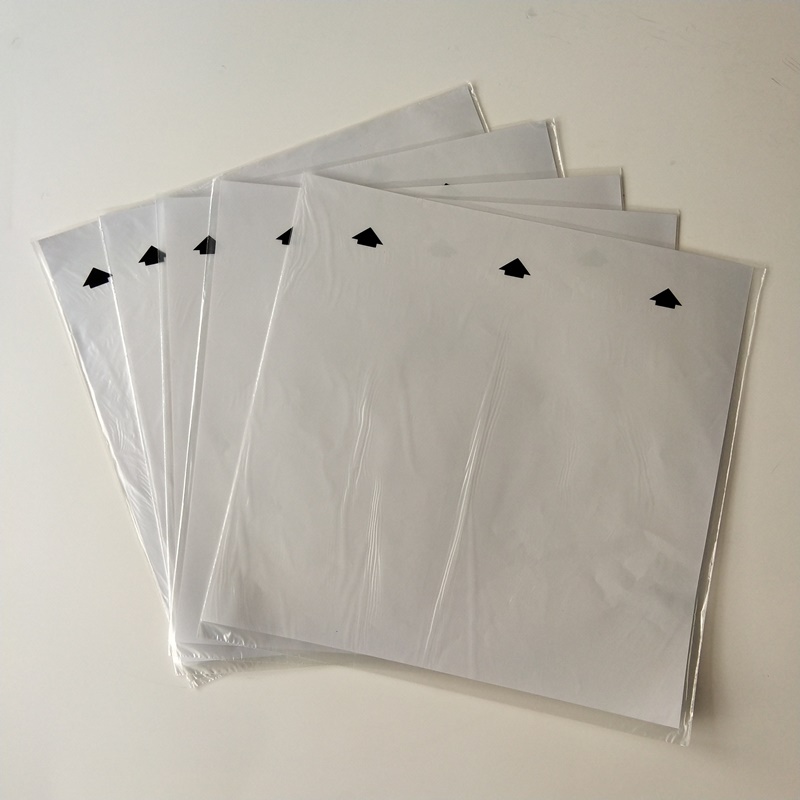 12 Manicotto interno antistatico per carta di riso LP con logo personalizzato
