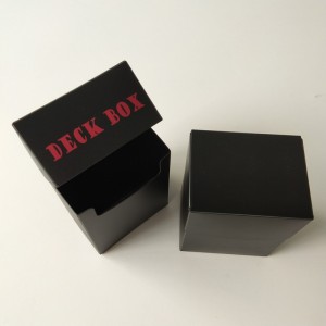 80+ Poly Black Deck Box per Pokemon / Yu-Gi-Oh e Magic Card