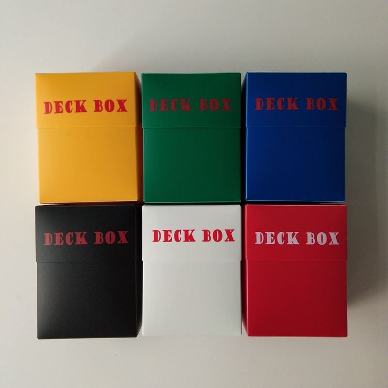 80+ Poly Black Deck Box per Pokemon / Yu-Gi-Oh e Magic Card