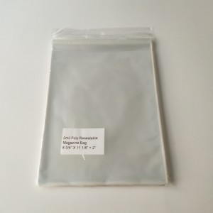 Porta caricatore risigillabile in cristallo trasparente da 2mil