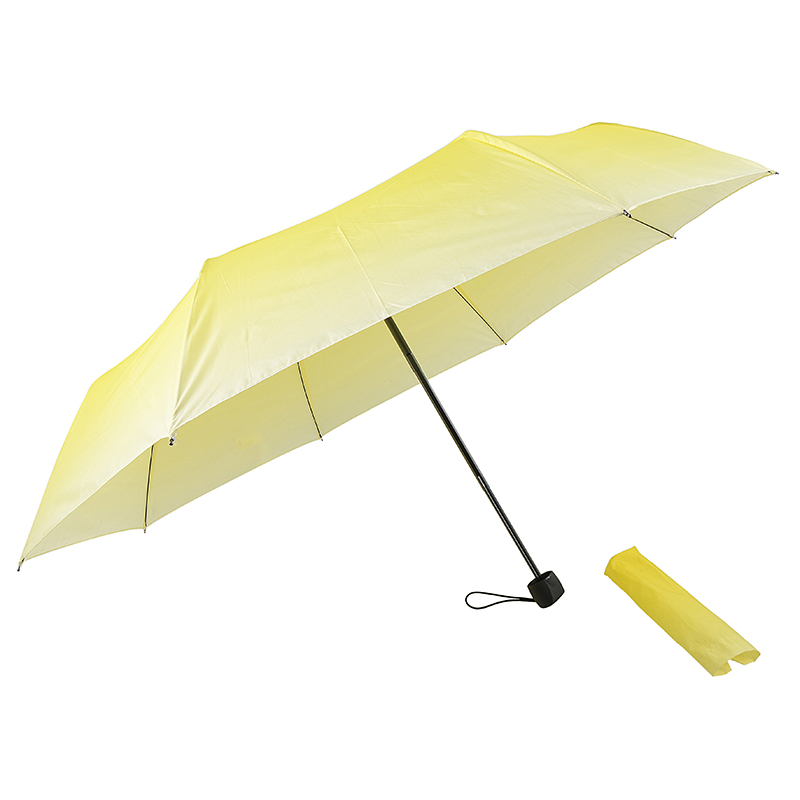 Regali portatili pieghevoli bambini giallo viola pioggia da viaggio 3 ombrello pieghevole