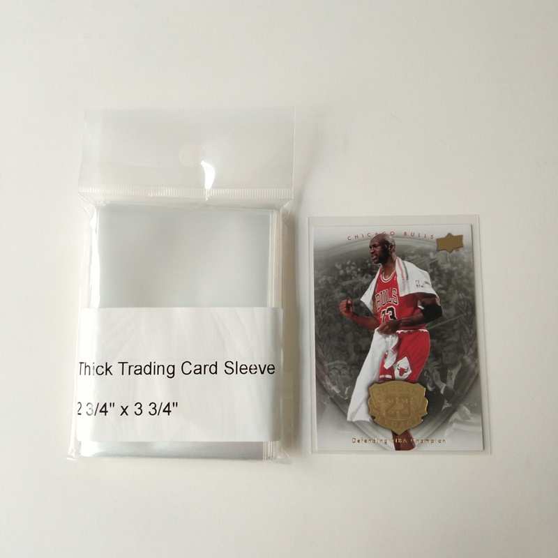 Maniche da 2 Mil Crystal Clear Poly Soft Trading Card