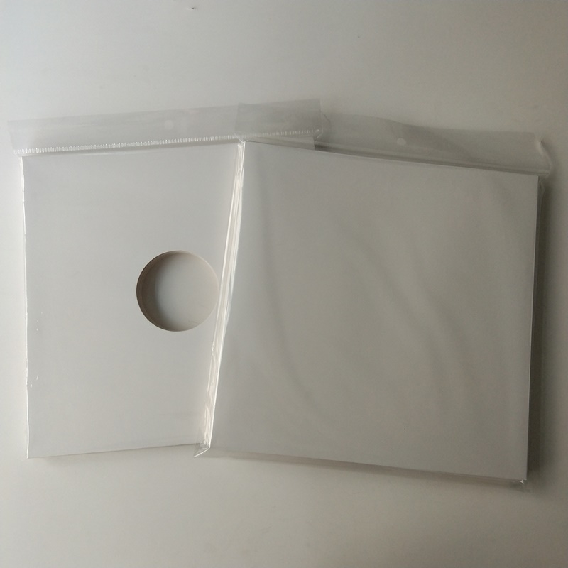 12 Cartone bianco colore LP / Copertina del disco Nessun foro