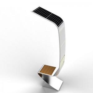Attrezzatura pubblicitaria Illuminazione solare a LED Smart Bench