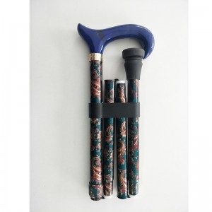 bastone pieghevole in alluminio per sanitari con stampa completa