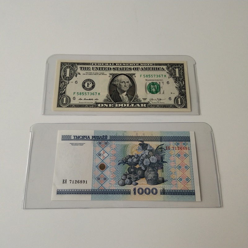 Manicotti collettore di banconote Crystal Clear