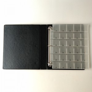 Portafogli di album per collezionisti di monete portafogli per monete commemorative D-Ring