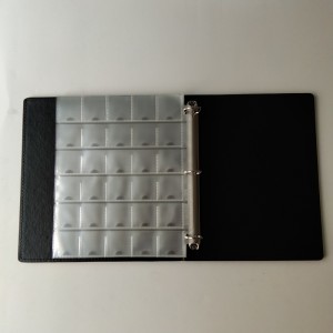 Portafogli di album per collezionisti di monete portafogli per monete commemorative D-Ring