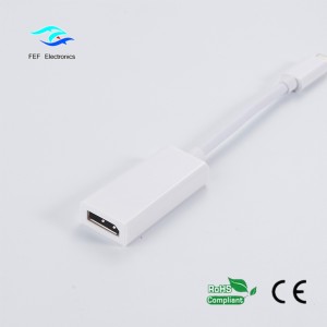 USB tipo-c per displayport guscio femmina ABS