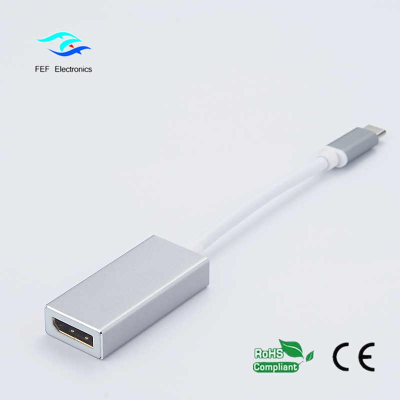 USB tipo-c per displayport guscio femmina ABS