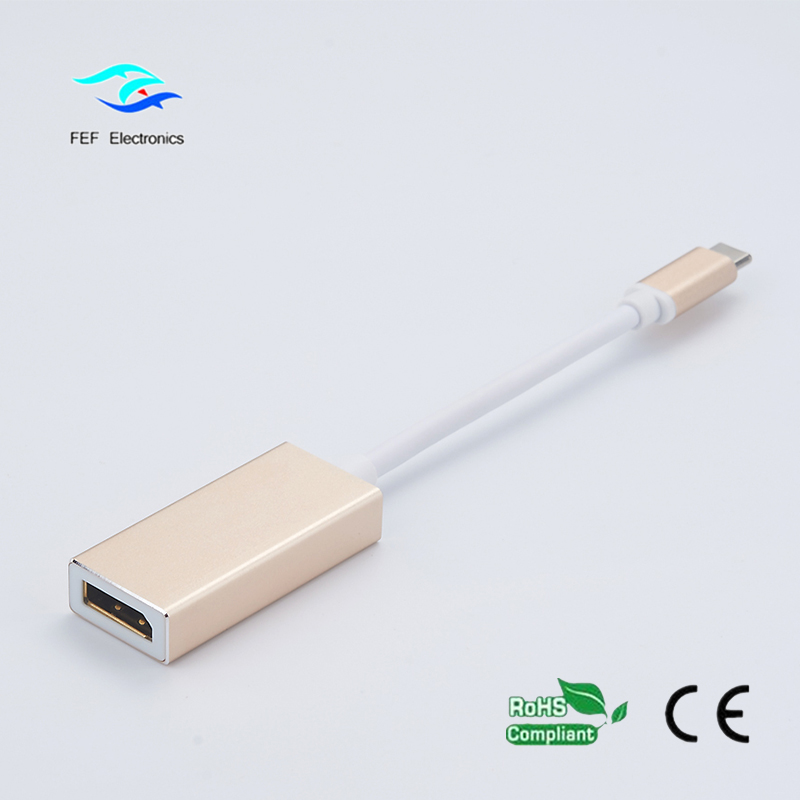 USB tipo-c per displayport guscio femmina ABS