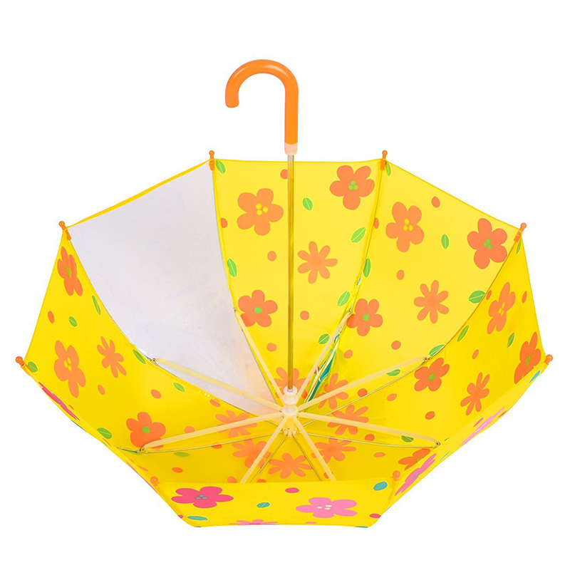 A buon mercato bianco vetroresina telaio sicurezza bambini compatto 1panel POE pioggia ombrello per bambini