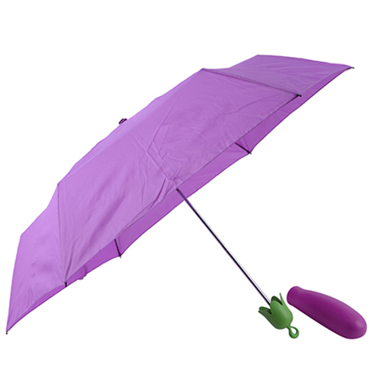 Ombrello cinese economico Ombrello piccolo 3 pieghevole vegetale speciale ombrello personalizzato