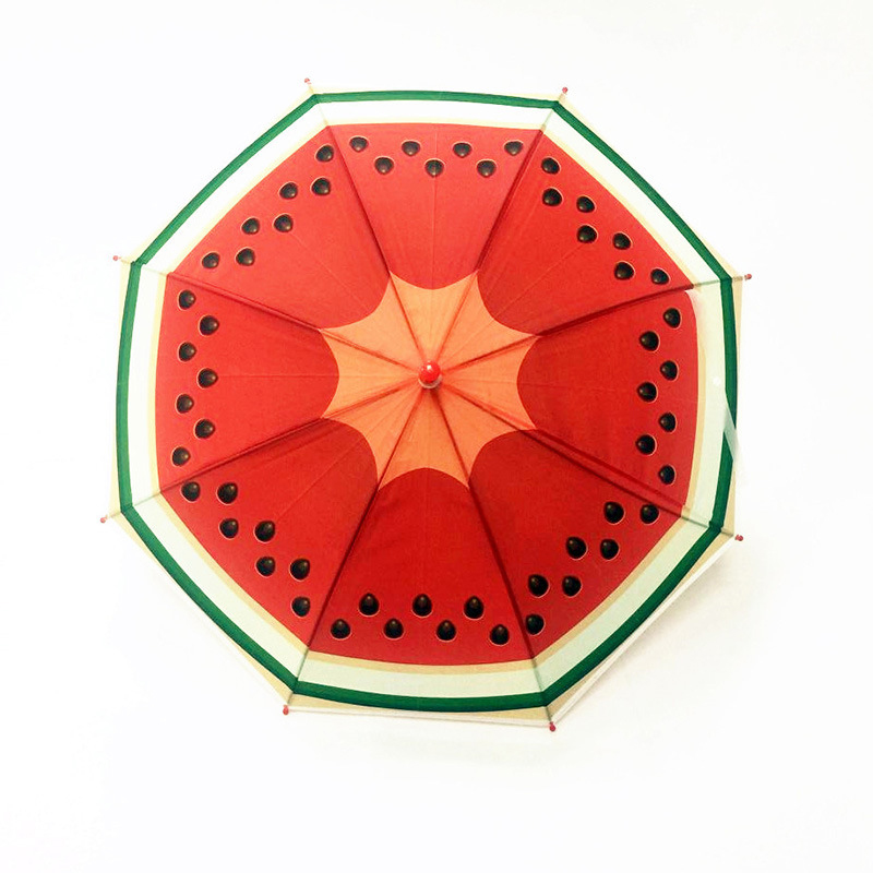Frutta Trasparente Parasole materiale POE automatico Ombrello carino per bambini